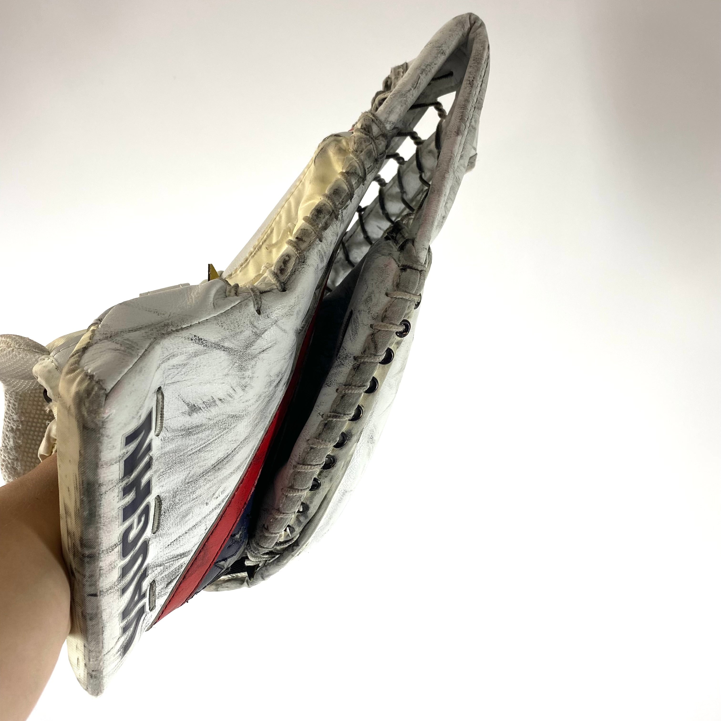 Vaughn Velocity V9 - Gant de gardien d'occasion (rouge/blanc/bleu)